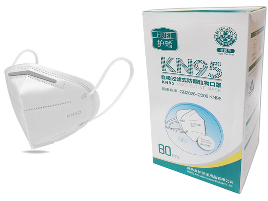 Mascarilla de protección antipartículas KN95 80 Piezas