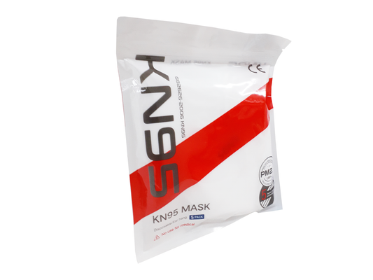 Mascarilla de respiración KN95 con 5 piezas
