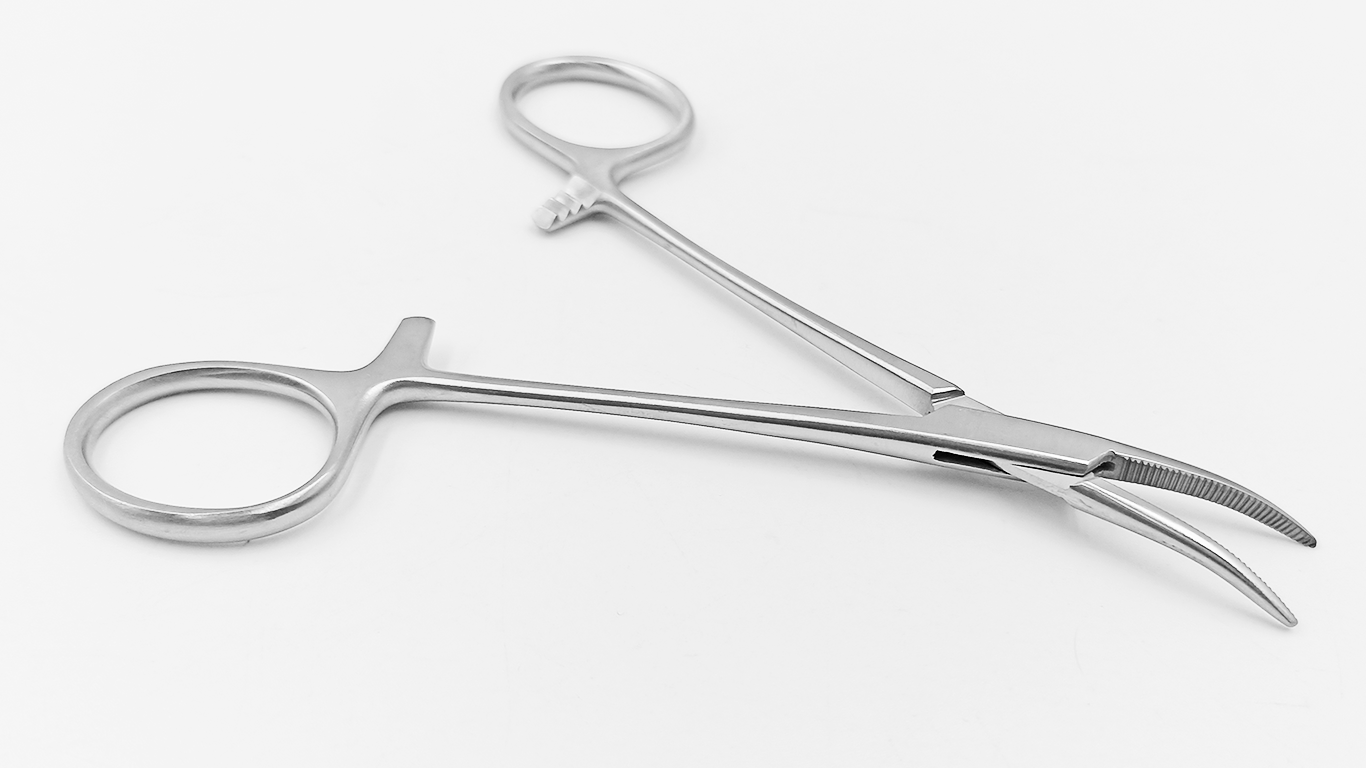 Pinza de Mosco Curva 12.5cm