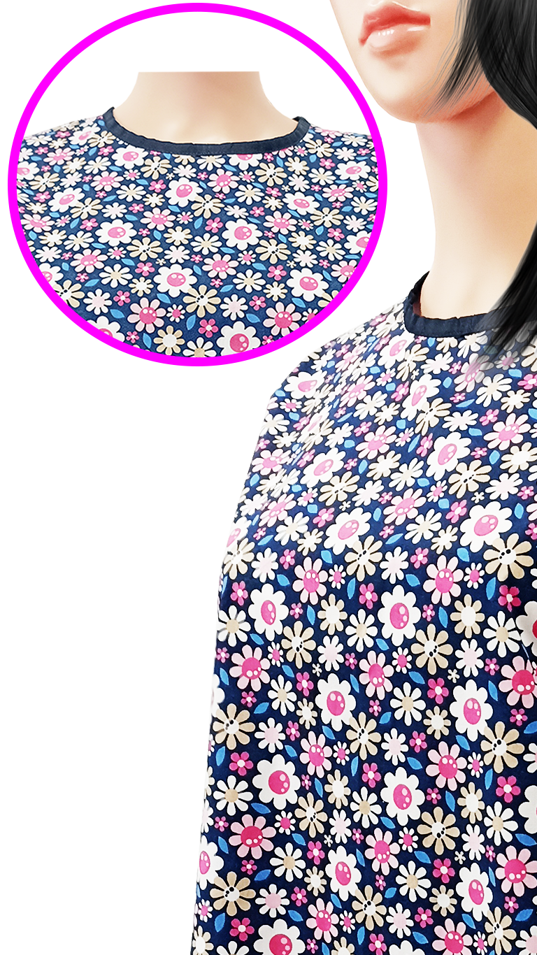 Camisón para Paciente con Estampado de Margaritas