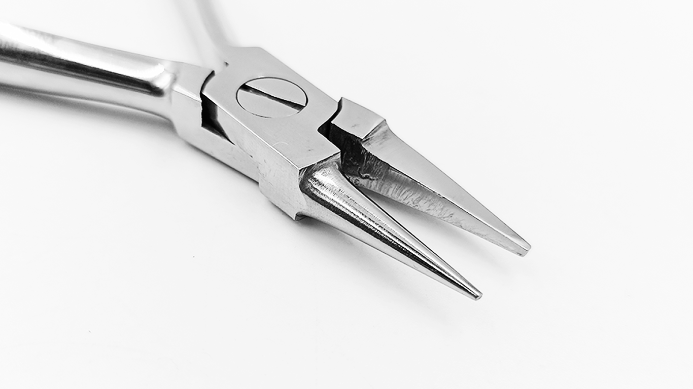 Pinza Angle No. 2 Pico de Pajaro Larga para Doblar Alambre
