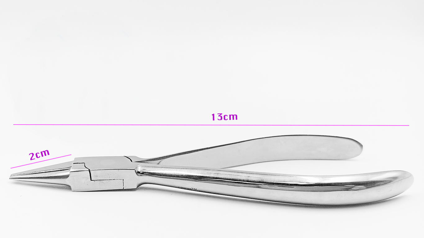 Pinza Angle No. 2 Pico de Pajaro Larga para Doblar Alambre