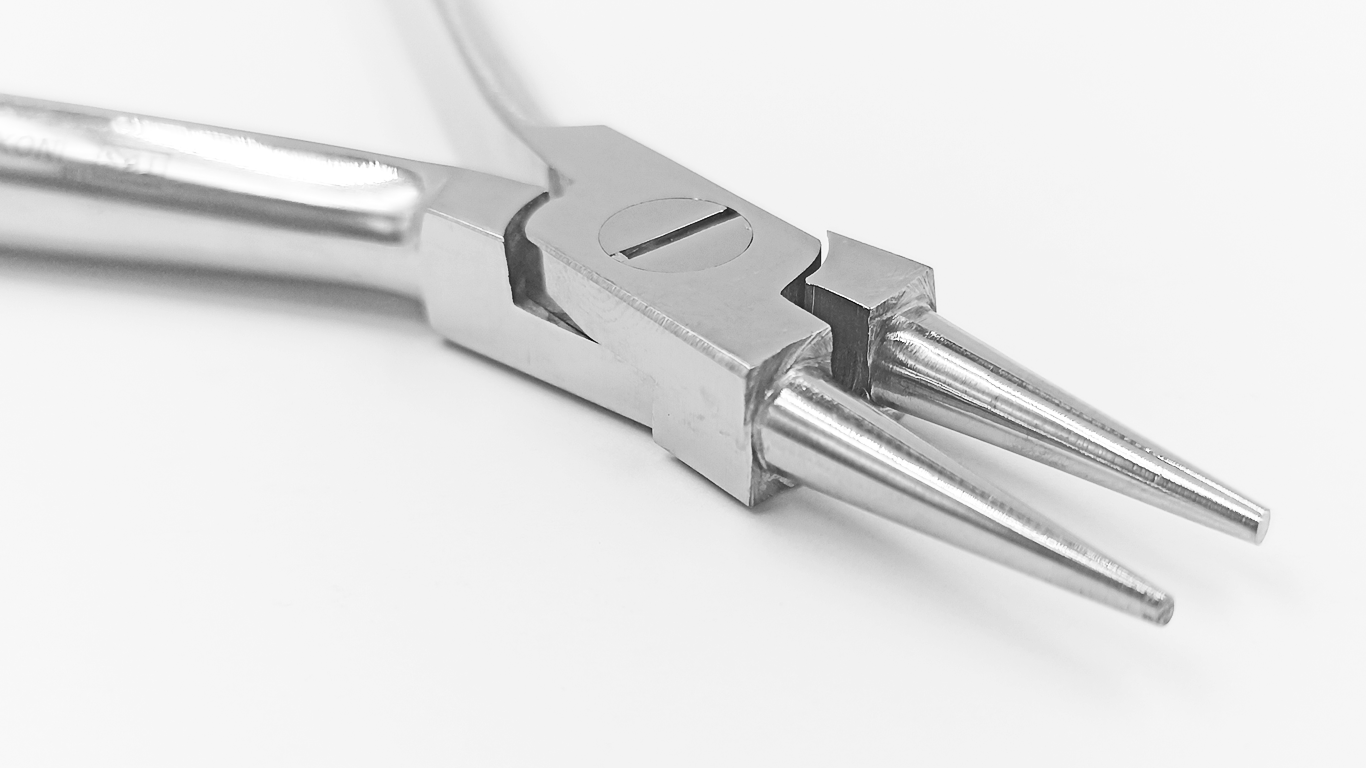 Pinza Angle No. 3 con dos puntas redondas 01-004