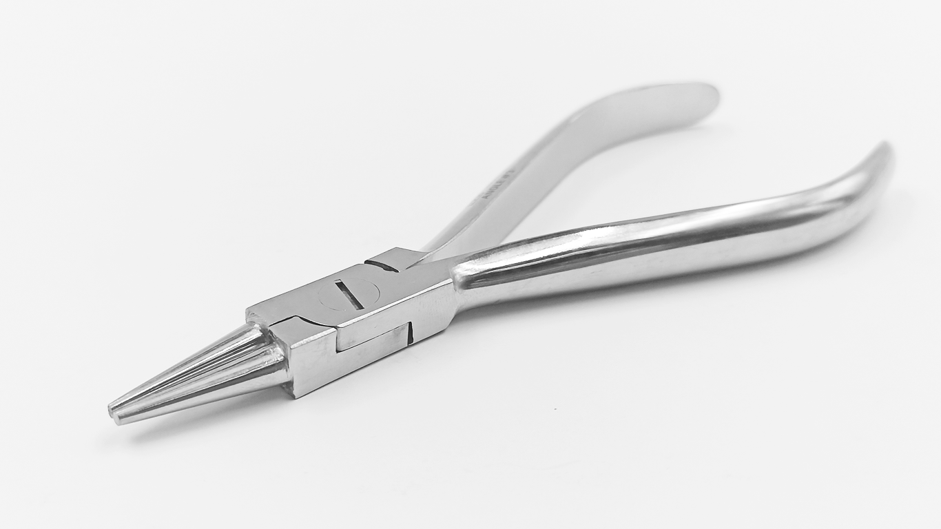 Pinza Angle No. 3 con dos puntas redondas 01-004