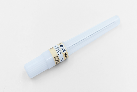 Aguja Dental Ambiderm 27g 0.4 X 40mm Caja Con 100 Piezas