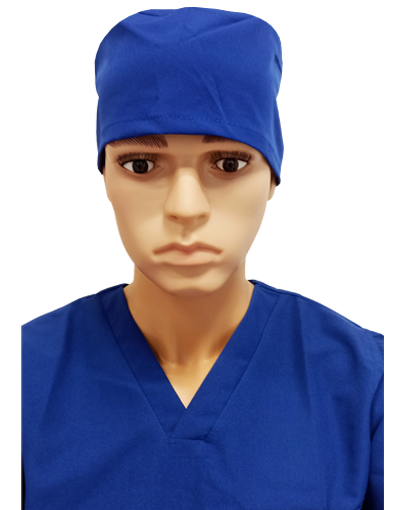 LALEO navy blue surgical cap with spring