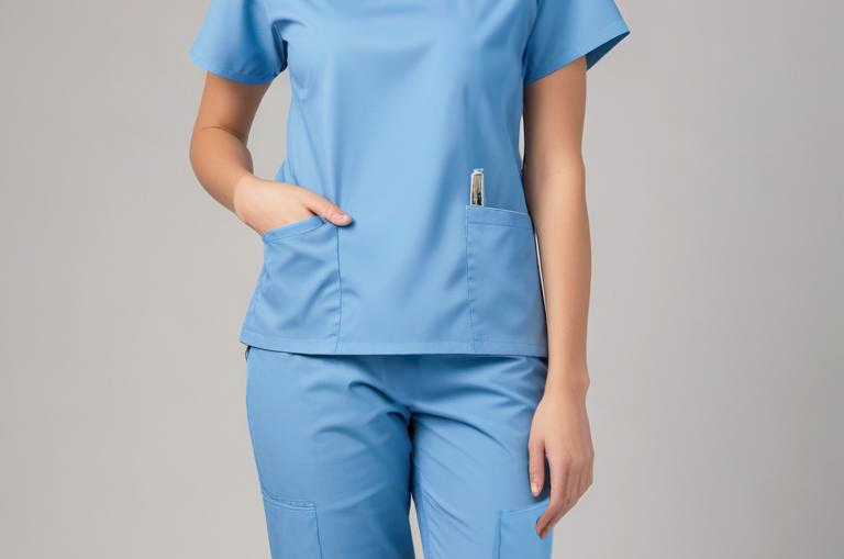 Uniforme Quirúrgico Kit Repelente Polly Dama Cielo Sin Resorte