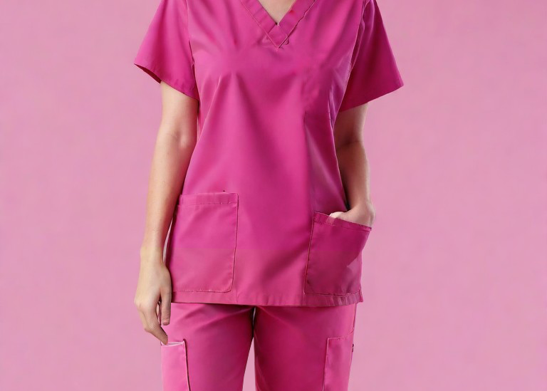 Uniforme Quirúrgico Kit Repelente Polly Dama Fucsia