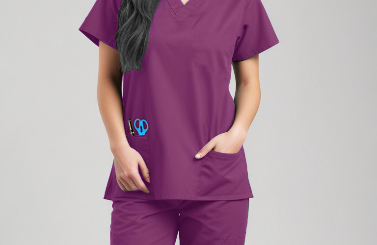 Uniforme Quirúrgico Kit Repelente Polly Dama Uva