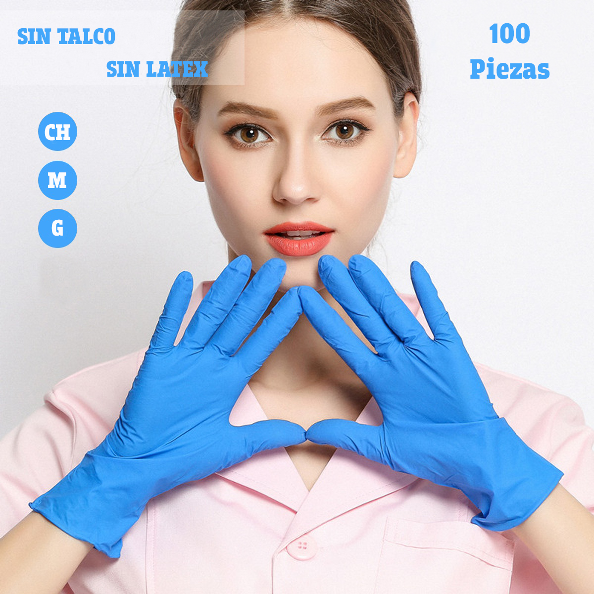 Guantes Desechables LALEO de Nitrilo