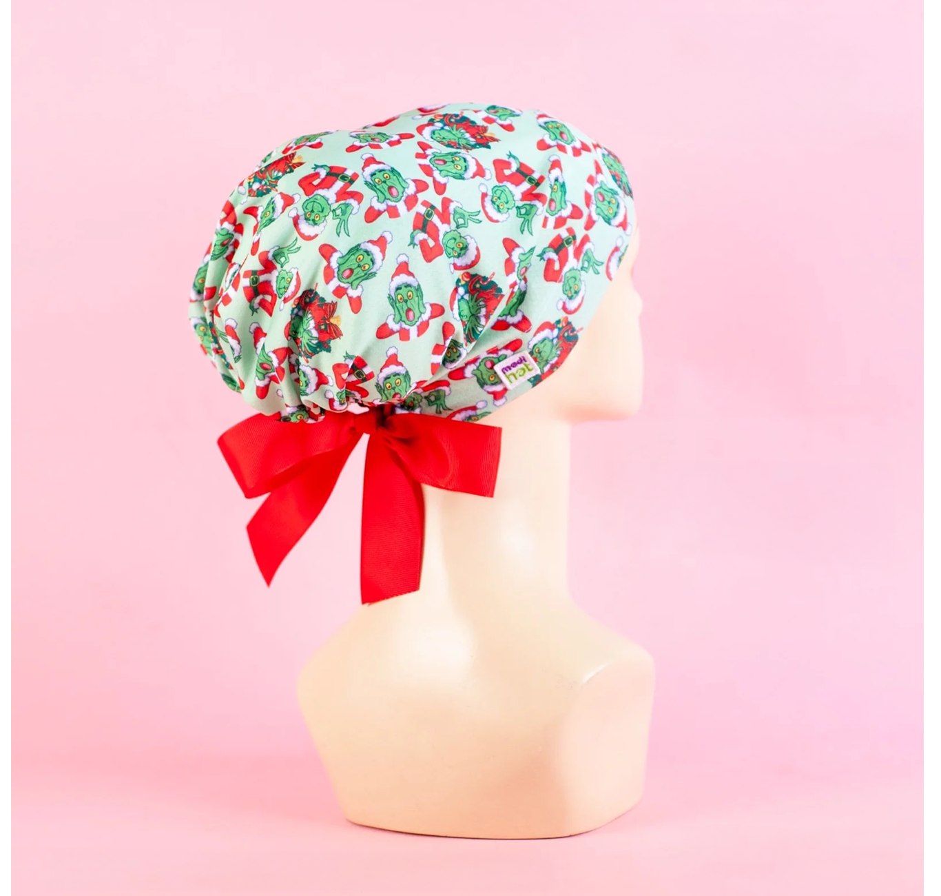 Gorro Dama Navideño: Grinch Sorprendido