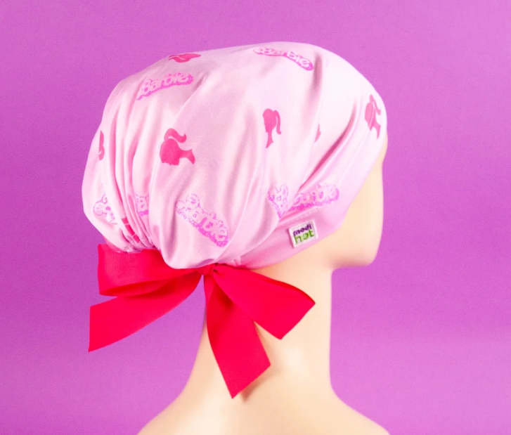 Gorro Dama Barbie Logo Shiny Glitter