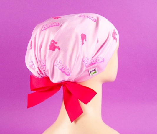 Gorro Dama Barbie Logo Shiny Glitter