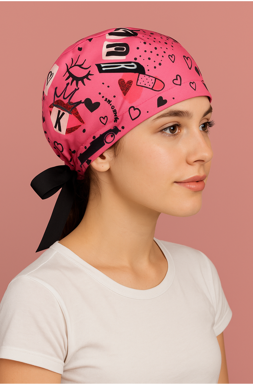 Gorro quirúrgico dama chicas pesadas (burn book) glitter