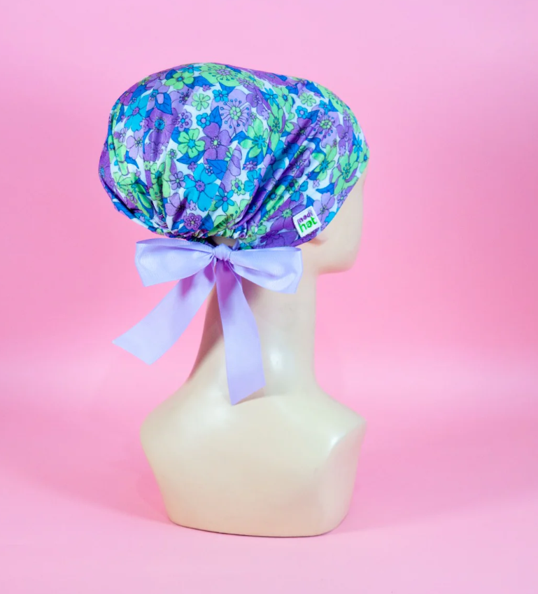 Gorro Dama Perfume Floral Violeta