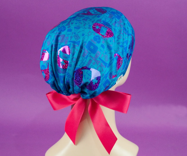 Gorro Dama Enfermera Glitter