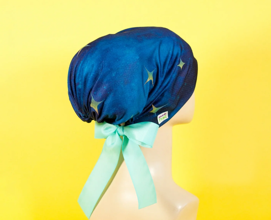 Gorro Dama Estrellas Holograma Reflejante