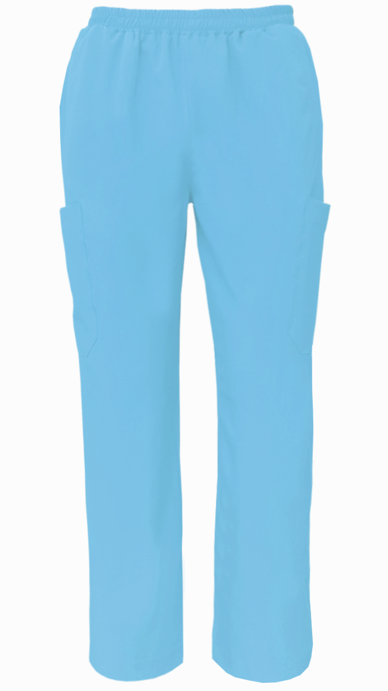 Pantalón Quirúrgico Repelente Polly Unisex Cielo Sin Resorte