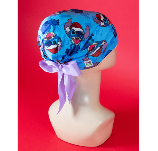 Gorro Dama Navideño: Stitch Navidad
