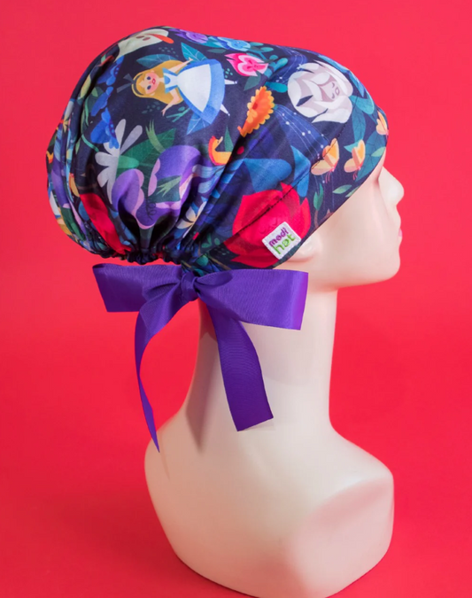 Gorro Dama Alicia en el país de las maravillas (Flores)