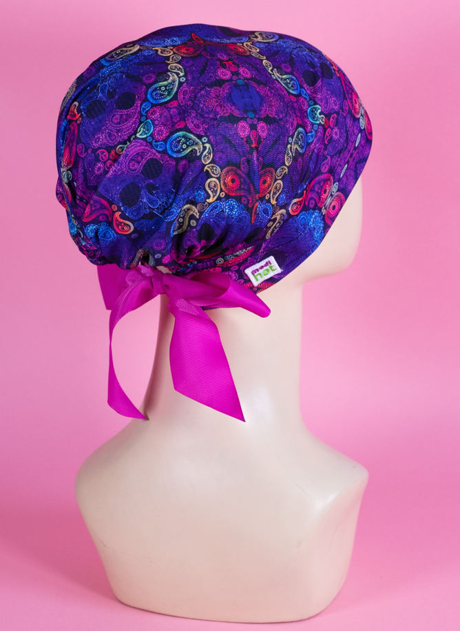 Gorro Dama Calaveras Tornasol