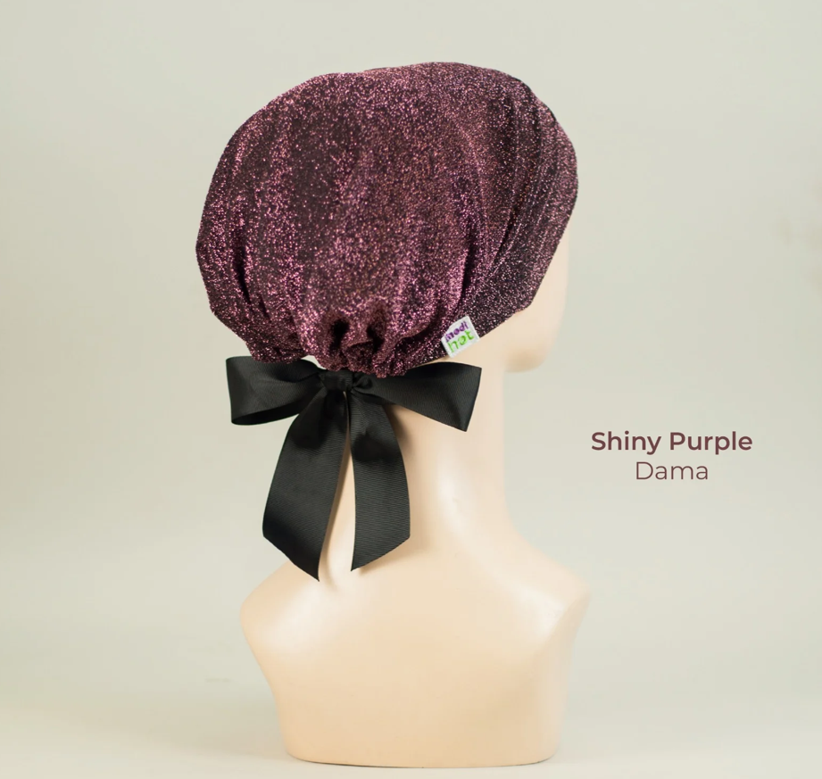 Gorro Dama Shiny Purple