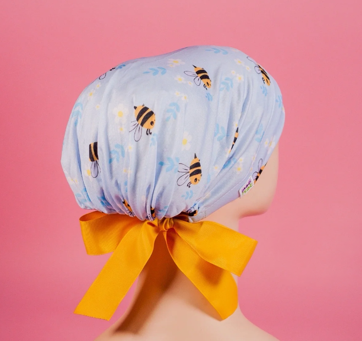 Gorro Dama Abejitas Pastel