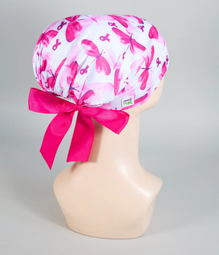 Gorro Dama Cáncer de Mama Libélulas