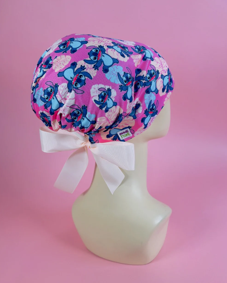 Gorro Dama Stitch Rosa