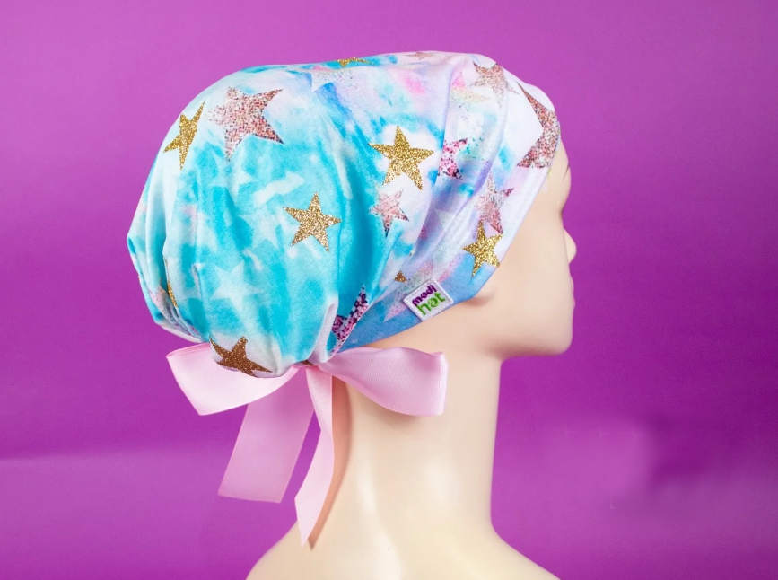 Gorro Dama Estrellitas de Mar Gliter