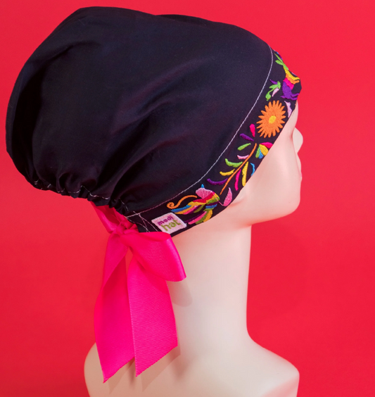 Gorro Dama Tenangos Colores Bordados