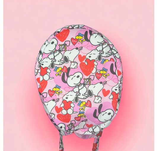 Gorro Quirúrgico Unisex Snoopy y Woods Amistad