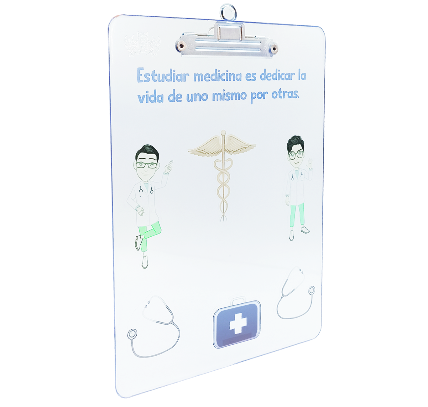 Tabla porta papel tamaño carta medico