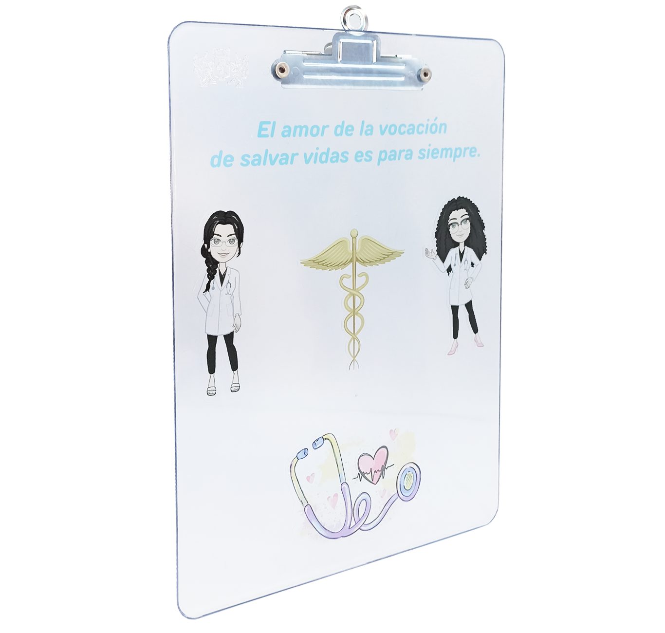 Tabla porta papel tamaño carta médica