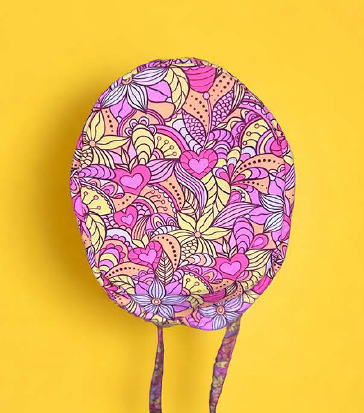 Gorro Unisex Mándalas Flor Fucsia