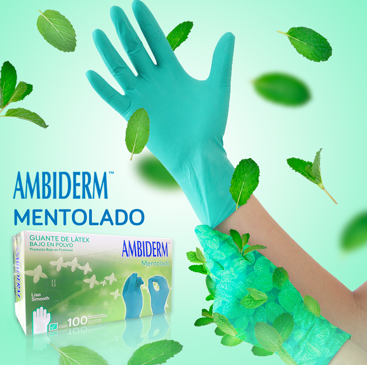 Guantes mentolados Ambiderm