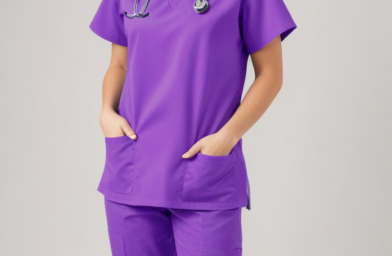 Uniforme Quirúrgico Kit Repelente Polly Dama Morado