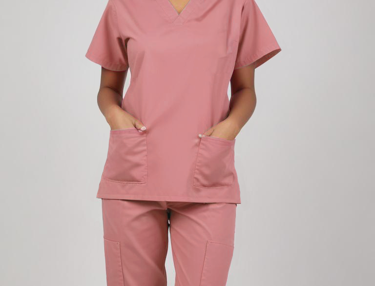 Uniforme Quirúrgico Kit Repelente Polly Dama Palo Rosa Sin Resorte