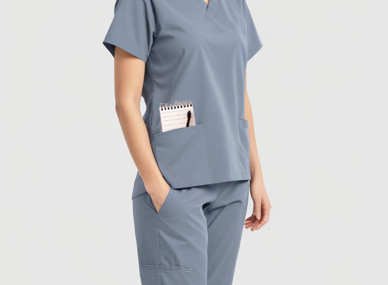 Uniforme Quirúrgico Kit Repelente Polly Dama Plata Sin Resorte