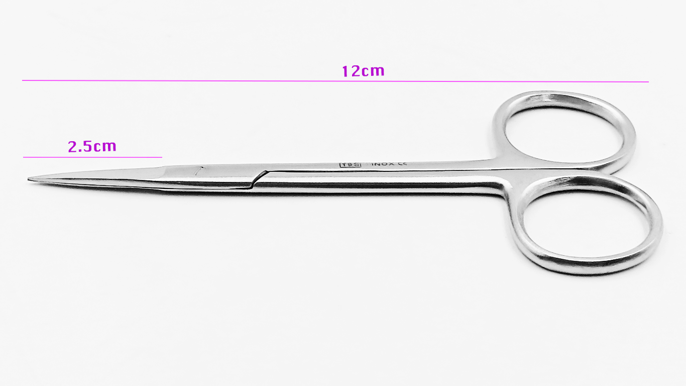 Straight Iris Scissors for Gum 12cm