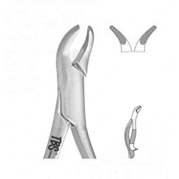 Extraction forceps 150 for incisors, premolars and upper roots