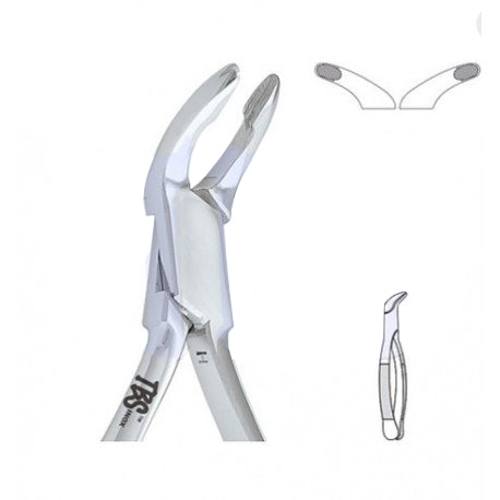 Extraction forceps 203 for lower incisors and roots