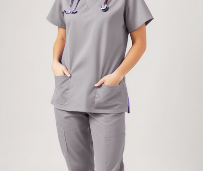 Uniforme Quirúrgico Kit Repelente Polly Dama Gris