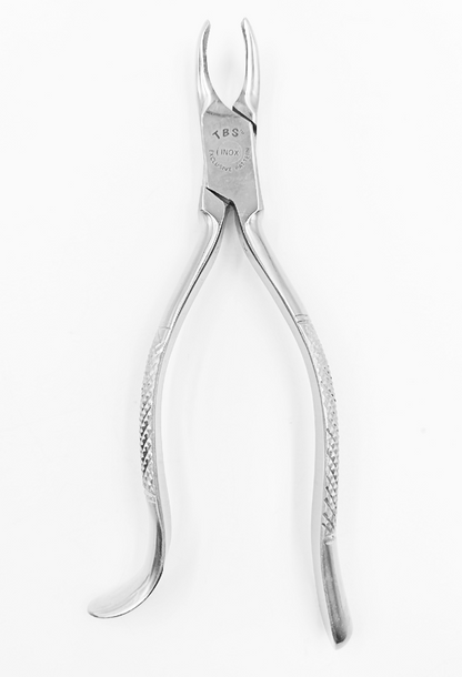Extraction forceps 24 for lower molars.