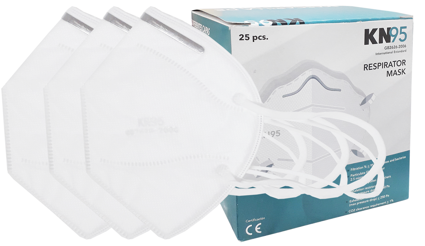 KN95 respirator mask with 25 pieces