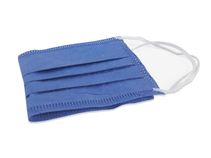 Pleated three-layer disposable face mask 100 pieces