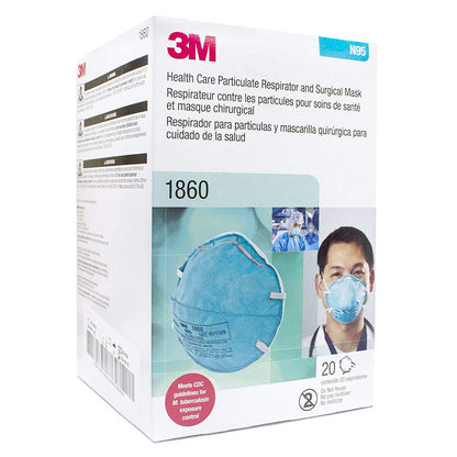 3M 1860 Particulate Respirator and Surgical Mask