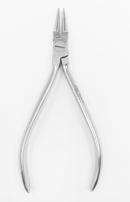 Angle No. 3 forceps with two round tips 01-004