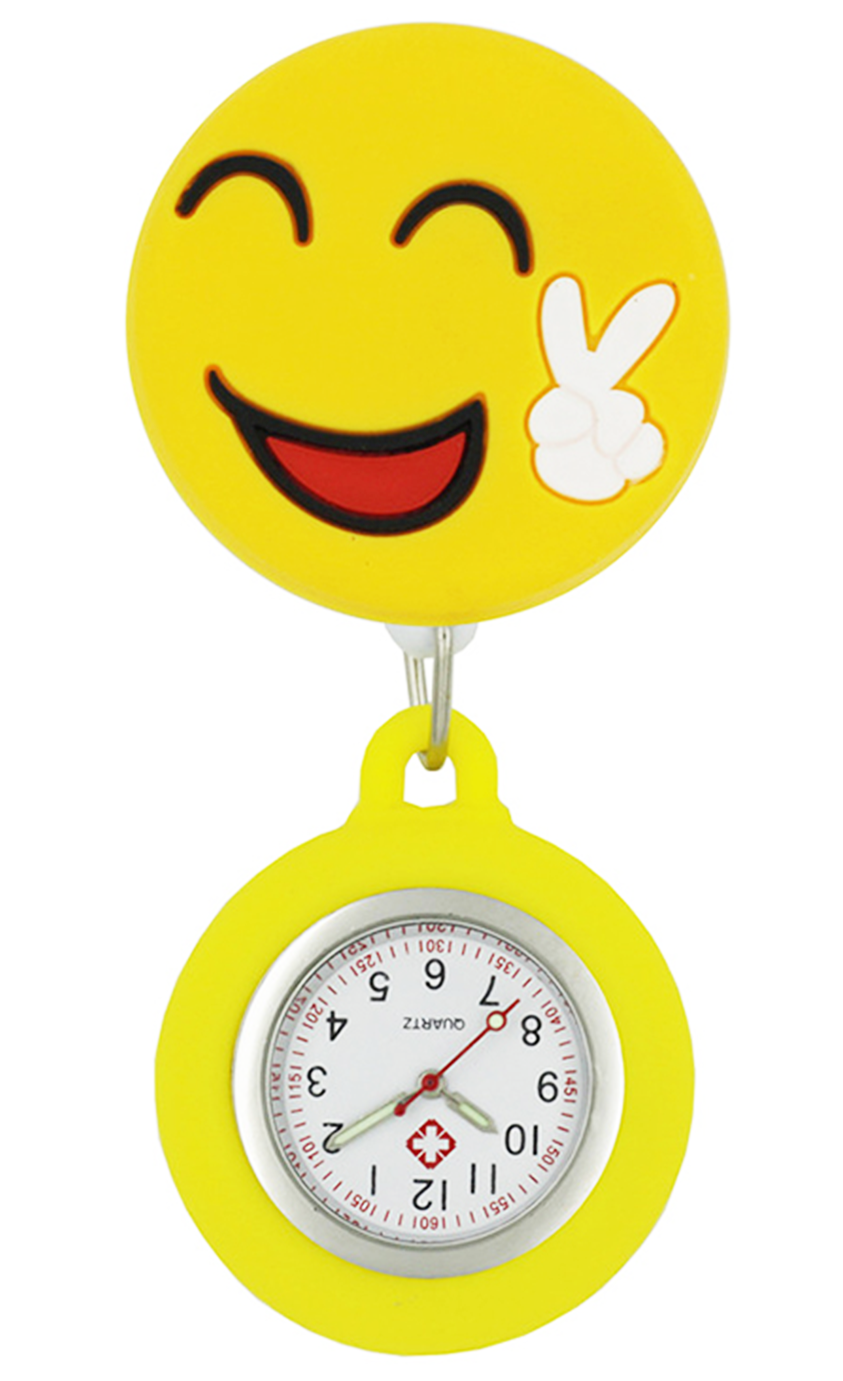 Reloj de Bolsillo para Enfermera: Emoji