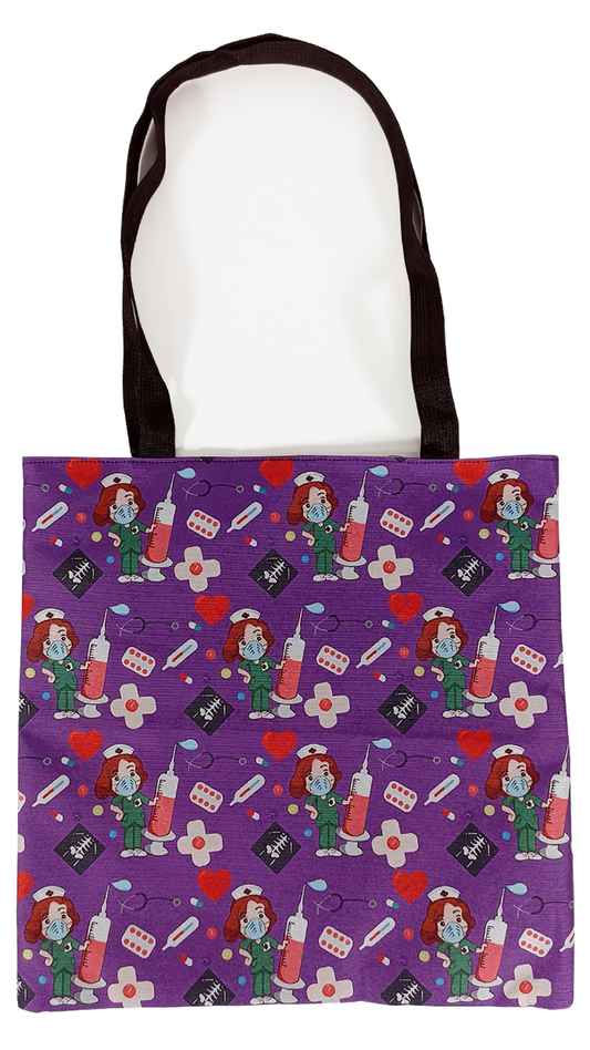 Bolsa Para  Enfermera Morada